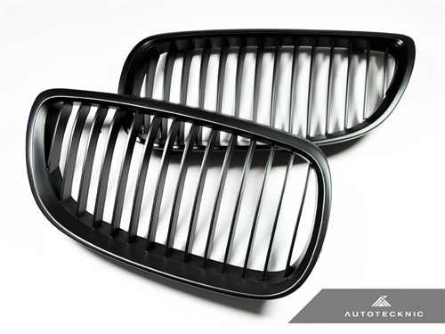 AutoTecknic Stealth Black Front Grille Set - E92/ E93 3-Series including E9X M3