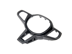 2023-2026 BMW 3 Series (G20/G21) LCI Carbon Fiber Steering Wheel Trim | AutoTecknic USA