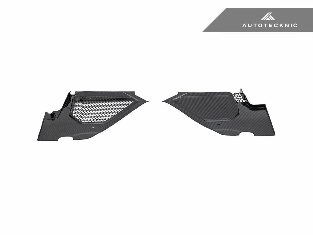 2019-2026 BMW 2 & 3 Series (G42/G20) Motorsport Style Dry Carbon Fiber Engine Cowl Panel Trim Set | AutoTecknic USA
