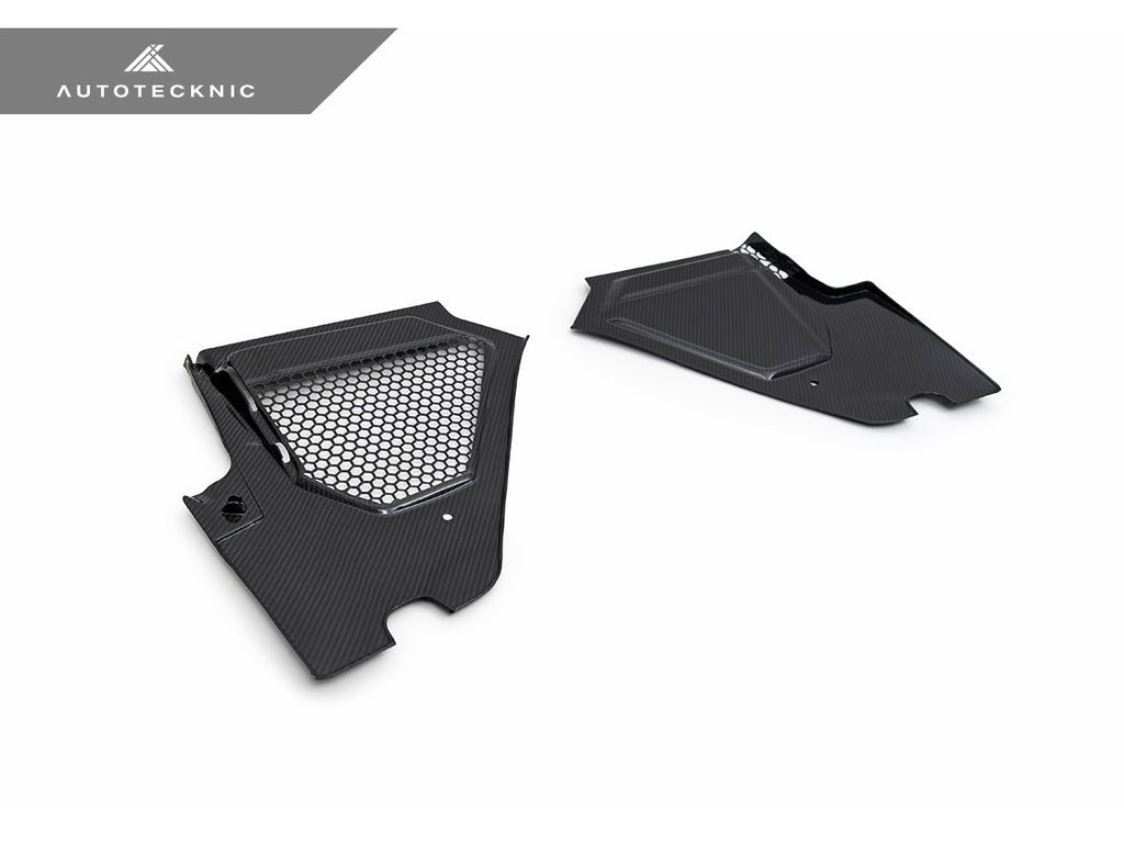 2019-2026 BMW 2 & 3 Series (G42/G20) Motorsport Style Dry Carbon Fiber Engine Cowl Panel Trim Set | AutoTecknic USA