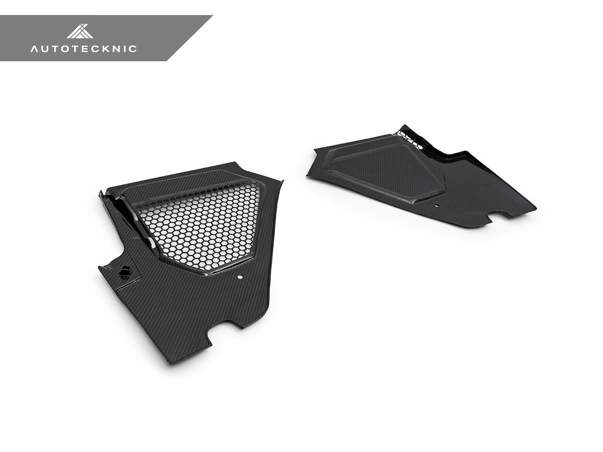 2019-2026 BMW 2 & 3 Series (G42/G20) Motorsport Style Dry Carbon Fiber Engine Cowl Panel Trim Set | AutoTecknic USA