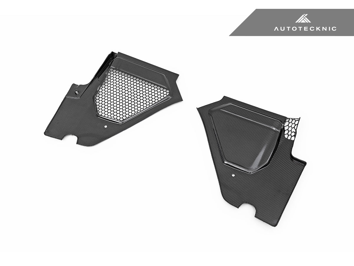 2019-2026 BMW 2 & 3 Series (G42/G20) Motorsport Style Dry Carbon Fiber Engine Cowl Panel Trim Set | AutoTecknic USA