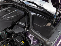 2019-2026 BMW 2 & 3 Series (G42/G20) Motorsport Style Dry Carbon Fiber Engine Cowl Panel Trim Set | AutoTecknic USA