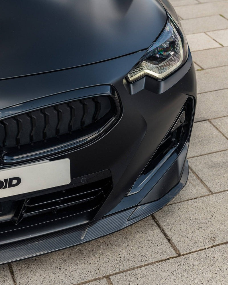 2022-2026 BMW 2 Series (G42) ID-01 Style Pre-Preg Carbon Fiber Front Splitter | TRE