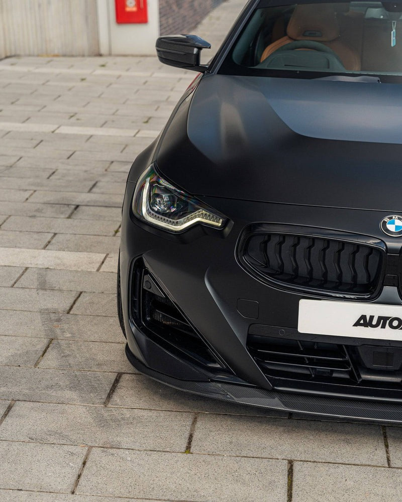 2022-2026 BMW 2 Series (G42) ID-01 Style Pre-Preg Carbon Fiber Front Splitter | TRE