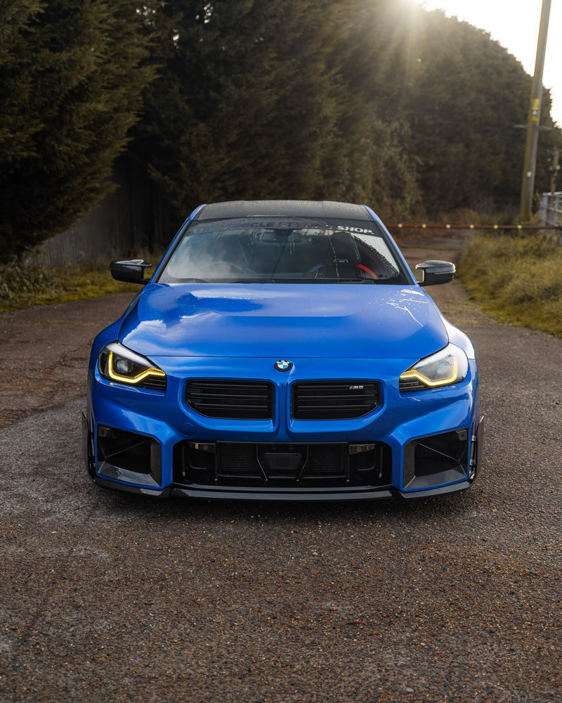 2023-2026 BMW M2 (G87) Aero Style Pre-Preg Carbon Fiber Front Duct Inserts | TRE