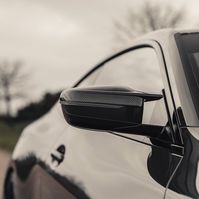2019-2026 BMW 2/3 Series & M2/M3/M4 (G20/G42/G8X) M Style Pre-Preg Carbon Fiber Wing Mirror Covers | TRE by AutoID