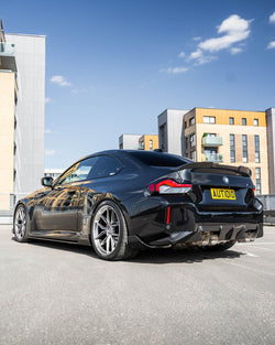 2023-2026 BMW M2 (G87) TR87 Style Carbon Fiber Rear Bumper Winglets | E3Tuning