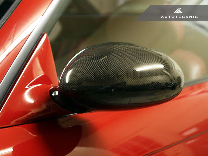2001-2006 BMW M3 (E46) OEM Style Carbon Fiber Replacement Mirror Covers | AutoTecknic Main image