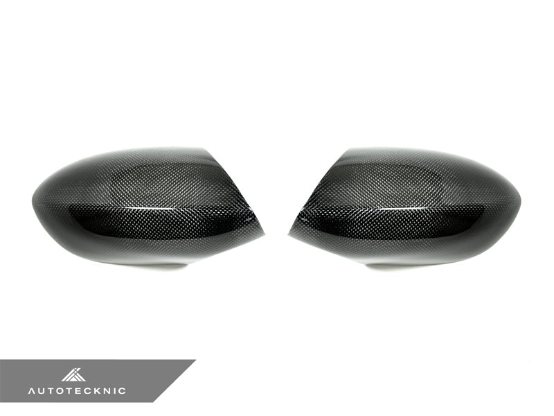 2008-2013 BMW M3 & 1M (E90/E92/E93/E82) Replacement Carbon Fiber Mirror Covers | AutoTecknic USA Main image