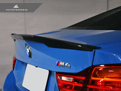 AutoTecknic Dry Carbon Fiber Performante Trunk Spoiler - F82 M4 | M4 Competition