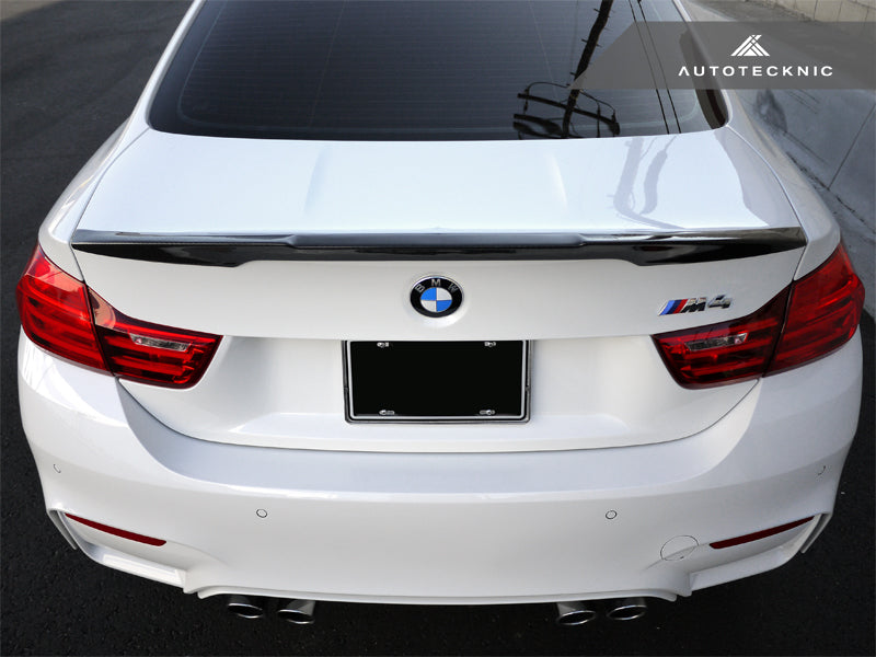 AutoTecknic Dry Carbon Fiber Performante Trunk Spoiler - F82 M4 | M4 Competition