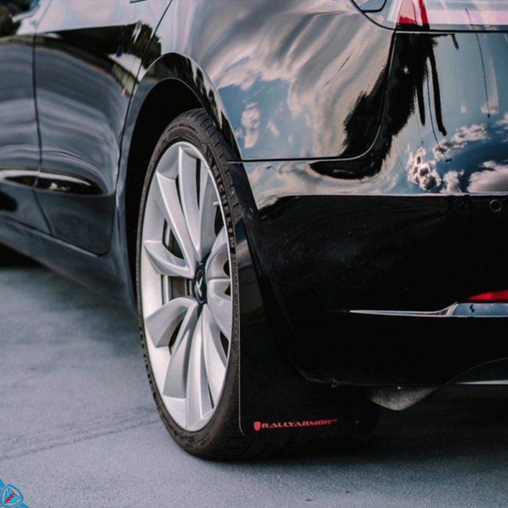 2017-2023 Tesla Model 3 (1st-Gen) Polyurethane Mud Flaps | Rally Armor