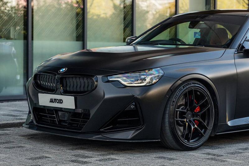 2022+ BMW 2 Series (G42) Pre-Preg Carbon Fiber Front Splitter | Trevora Secondary image