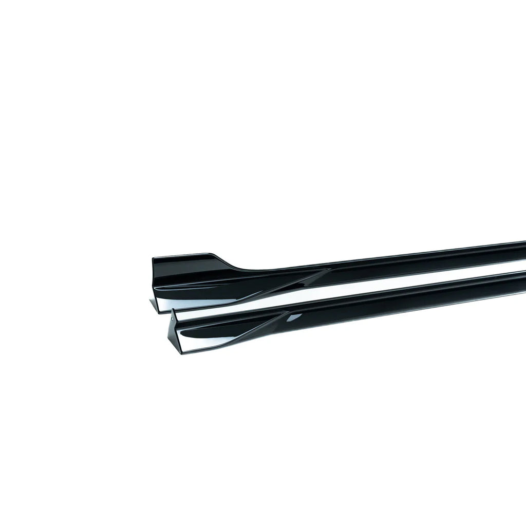 2014-2020 Volkswagen Golf GTI & Golf R (MK7/MK7.5) EVO-1 Style Gloss Black Side Skirt Extensions | Zaero Design USA
