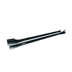2014-2020 Volkswagen Golf GTI & Golf R (MK7/MK7.5) EVO-1 Style Gloss Black Side Skirt Extensions | Zaero Design USA