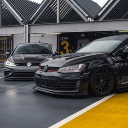 2013-2017 Volkswagen Golf GTI (Mk7) EVO-1 Gloss Black Front Splitter | Zaero Design