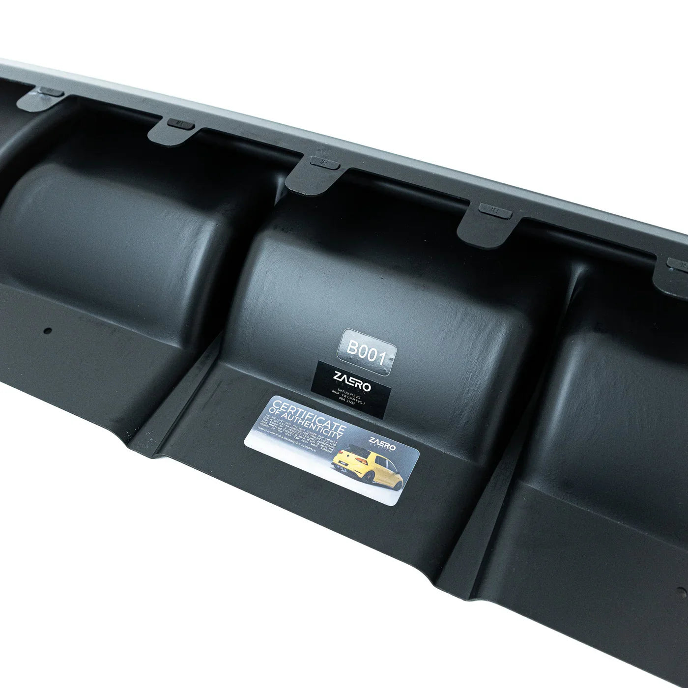 2017-2020 Volkswagen Golf R (Mk7.5) EVO-1 Style Gloss Black Rear Diffuser | Zaero Design USA
