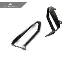 2019-2022 BMW 3 Series (G20) M-Sport Style Dry Carbon Fiber Front Bumper Grille Trim Set | AutoTecknic