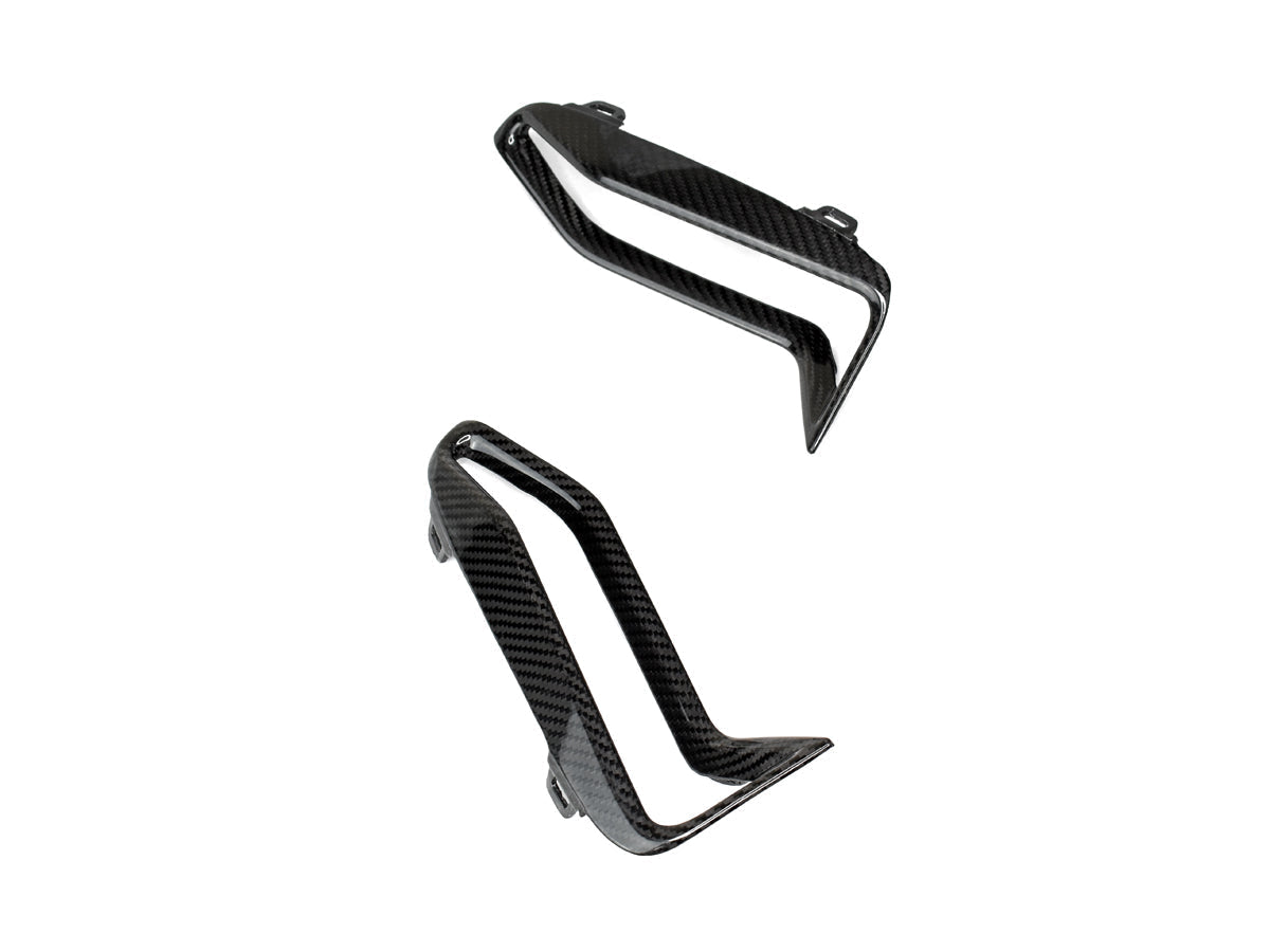 2019-2022 BMW 3 Series (G20) M-Sport Style Dry Carbon Fiber Front Bumper Grille Trim Set | AutoTecknic Main image