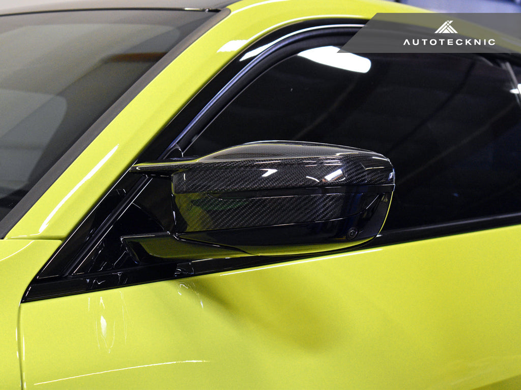 2021-2026 BMW M3 / M4 (G80 / G82 / G83) OEM Style Dry Carbon Fiber Mirror Covers | AutoTecknic USA