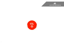 2019-2026 BMW 3 Series (G20/G21) Bright Red ABS Audio Volume Button | AutoTecknic USA