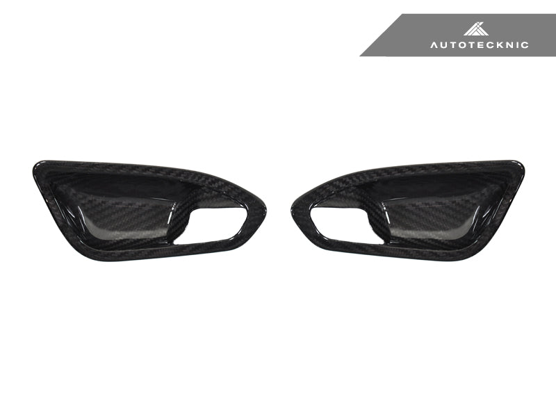 AutoTecknic Dry Carbon Interior Door Handle Trim Set - F87 M2 | F22 2-Series | F20 1-Series