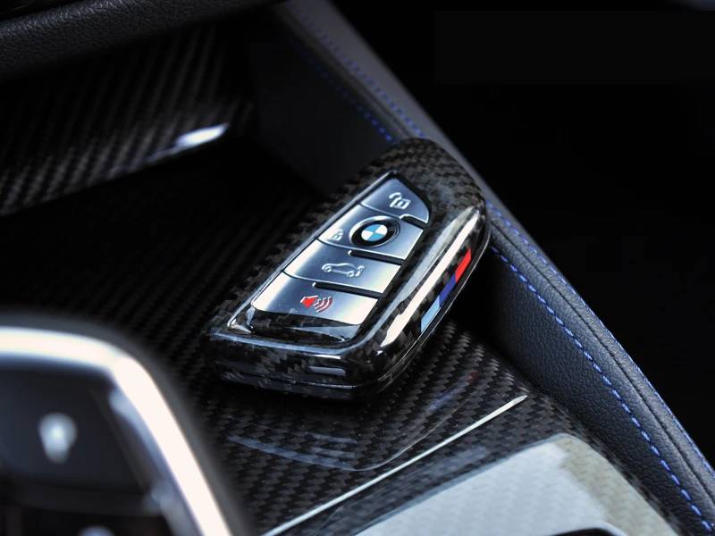 2019-2022 BMW 3-Series (G20/G21) Dry Carbon Fiber Remote Key Case | AutoTecknic Secondary image