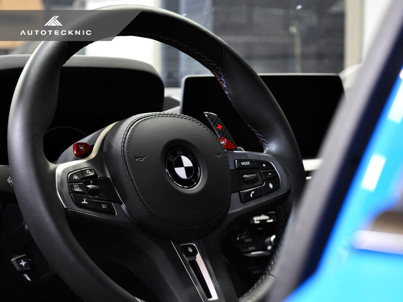 2019+ BMW 3 Series (G20) Battle Version Dry Carbon Fiber Shift Paddles | AutoTecknic