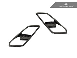 2019-2023 BMW 3-Series (G20) Premium Dry Carbon Interior Door Handle Trim Set | AutoTecknic USA