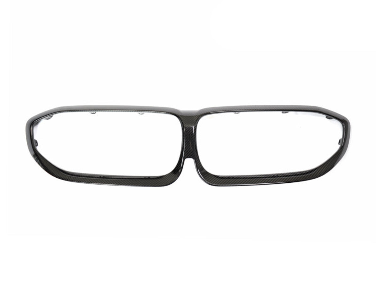 2019-2022 BMW 3-Series (G20) Pre-LCI Dry Carbon Fiber Replacement Grille Surround | AutoTecknic Main image