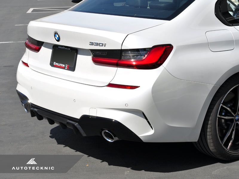 2019-2026 BMW 3 Series (G20) Competition Style Dry Carbon Fiber Rear Diffuser | AutoTecknic