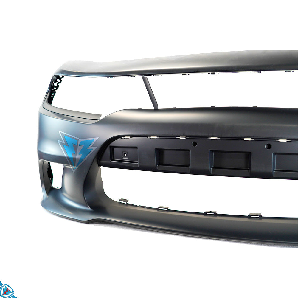 2015-2023 Dodge Charger (LD) SRT Hellcat Style Polypropylene Front Bumper Conversion Kit | E3Tuning
