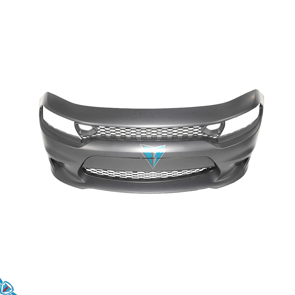 2015-2023 Dodge Charger (LD) SRT Hellcat Style Polypropylene Front Bumper Conversion Kit | E3Tuning