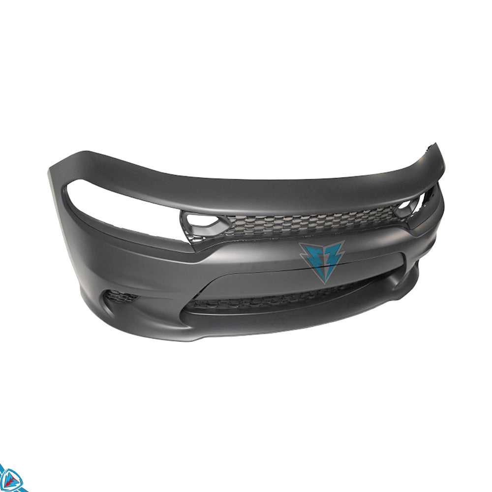 2015-2023 Dodge Charger (LD) SRT Hellcat Style PP Plastic Front Bumper Conversion Kit | E3Tuning Secondary image