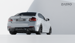 BMW M235i & M240i F22 F23 EVO-1 Gloss Black Rear Diffuser