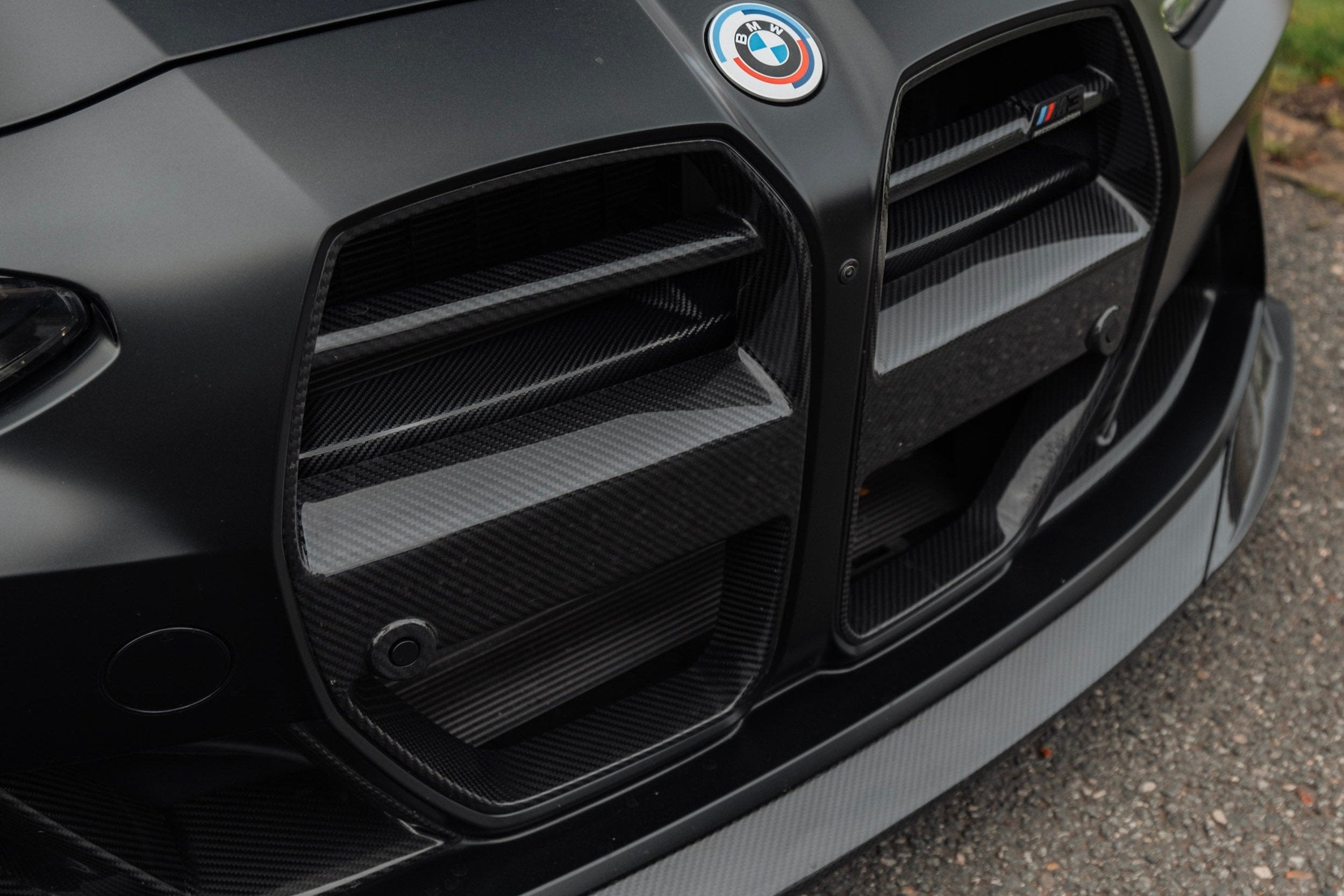 2021+ BMW M3 (G80) & M4 (G82/G83) Pre-Preg Carbon Fiber Foam Crash Bar Cover | Trevora