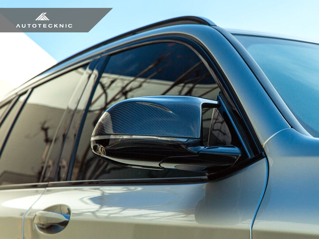 2022-2026 BMW X3 M40i / X4 M40i (G01/G02) LCI M Style Dry Carbon Fiber Full Replacement Mirror Covers | AutoTecknic USA