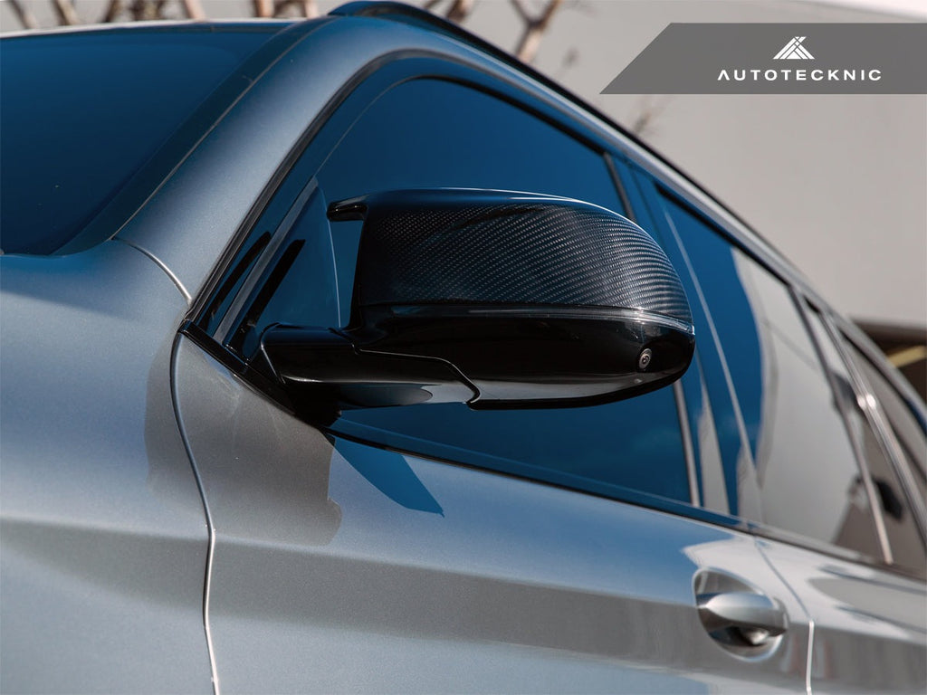 2022-2026 BMW X3 M40i / X4 M40i (G01/G02) LCI M Style Dry Carbon Fiber Full Replacement Mirror Covers | AutoTecknic USA