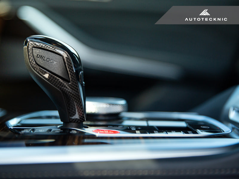 2019-2023 BMW 3-Series (G20) Carbon Fiber Gear Selector Side Trims | AutoTecknic
