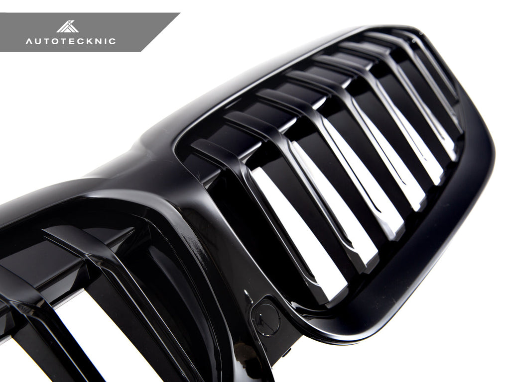 2019-2022 BMW 3 Series (G20) Glazing Black Painted Front Grille | AutoTecknic