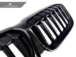 2019-2022 BMW 3 Series (G20) Glazing Black Painted Front Grille | AutoTecknic