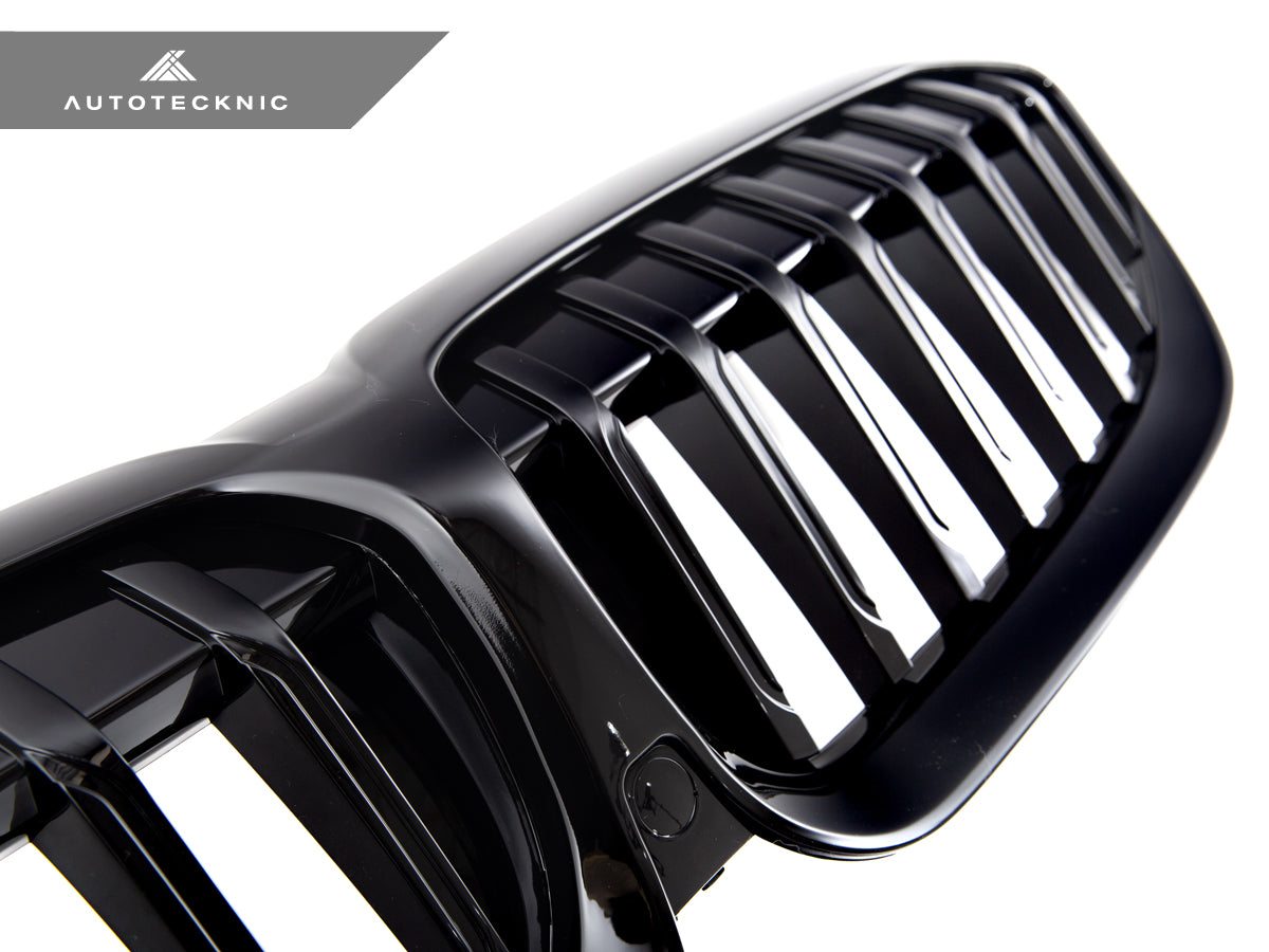 2019-2022 BMW 3 Series (G20) Glazing Black Painted Front Grille | AutoTecknic
