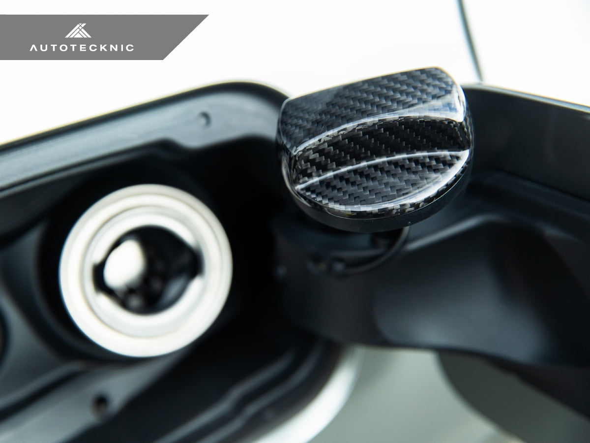 2019-2023 BMW 3-Series (G20) Competition Dry Carbon Fiber Fuel Cap Cover | AutoTecknic