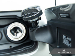 2019-2023 BMW 3-Series (G20) Competition Dry Carbon Fiber Fuel Cap Cover | AutoTecknic