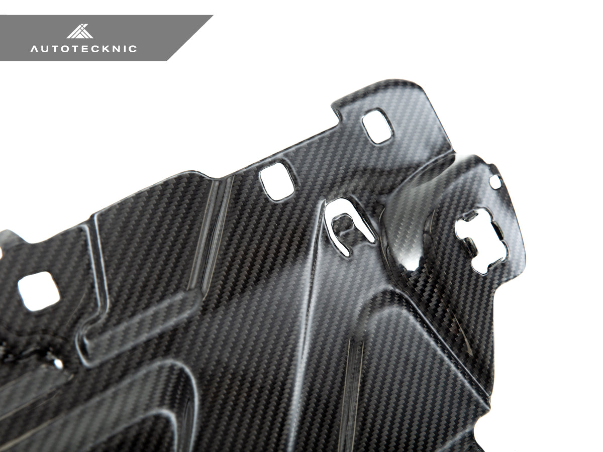 2019-2023 BMW 3-Series (G20) Dry Carbon Fiber Engine Cooling Shroud | AutoTecknic