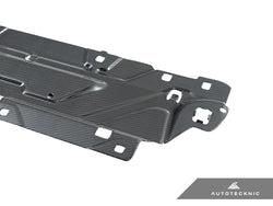 2019-2023 BMW 3-Series (G20) Dry Carbon Fiber Engine Cooling Shroud | AutoTecknic