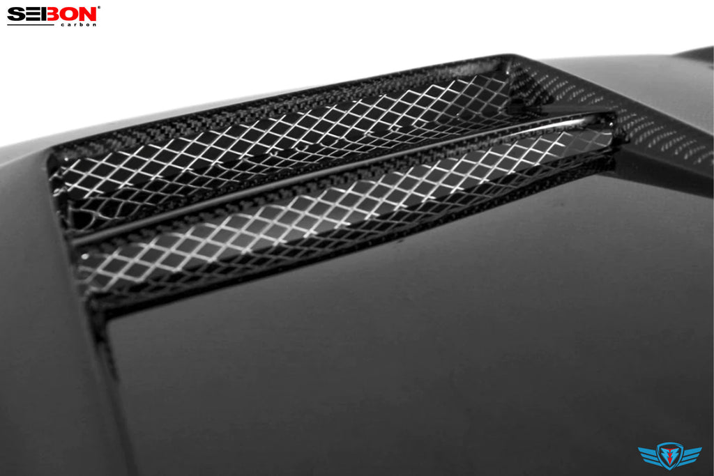 2010-2014 Volkswagen Golf / GTI / Golf R (MK6) DV Style Carbon Fiber Vented Hood | Seibon