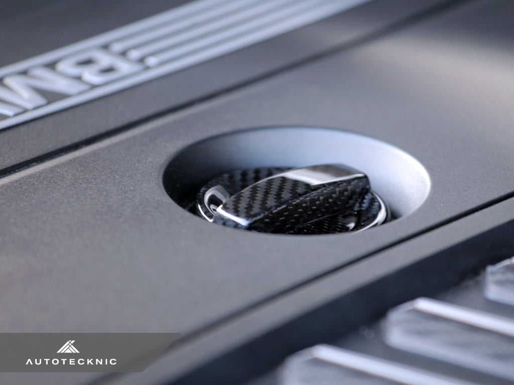 2019-2023 BMW 3-Series (G20) Competition Dry Carbon Fiber Oil Cap Cover | AutoTecknic