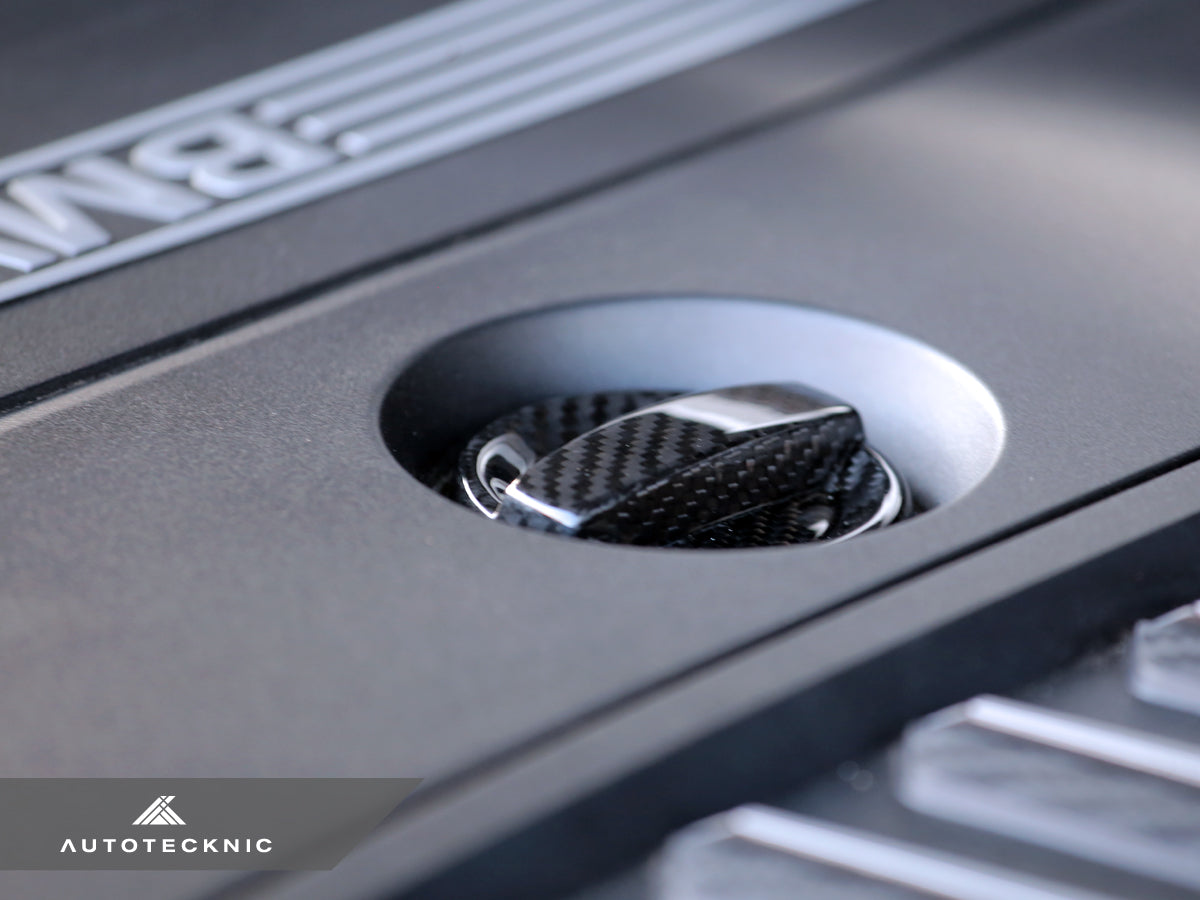 2019-2023 BMW 3-Series (G20) Competition Dry Carbon Fiber Oil Cap Cover | AutoTecknic